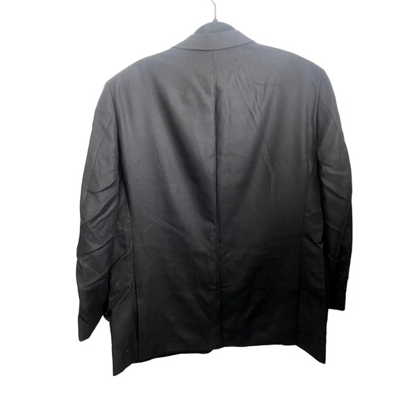 Loro Piana Black Cashmere Button Down Blazer Jacket 46R - Picture 9 of 10